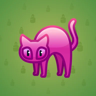 Scared Cat, модель Bubblegum, фон Lemongrass