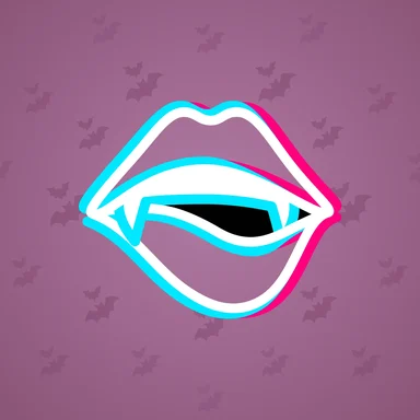 Sharp Tongue, модель Neon Club, фон Dark Lilac