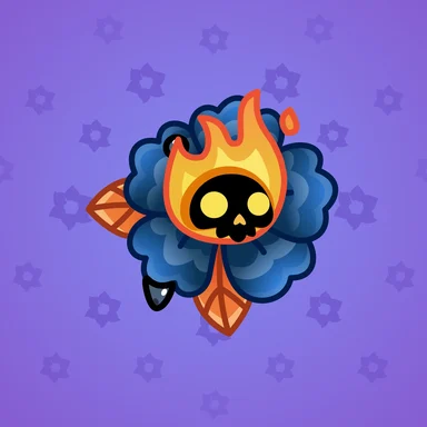 Skull Flower, модель Ghost Rider, фон Cyberpunk