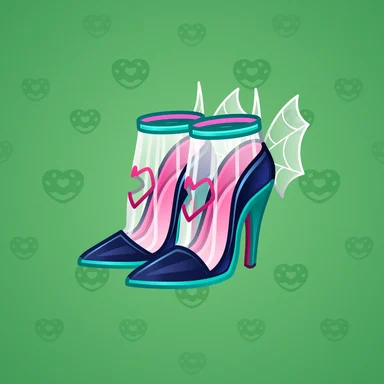 Sky Stilettos, модель Spidergirl, фон Mint Green