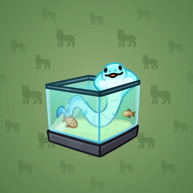 Snake Box, модель Aquarium, фон Pistachio