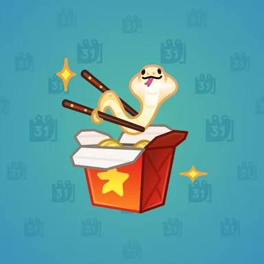 Snake Box, модель Snake Wok, фон Pacific Cyan