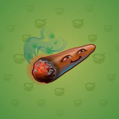 Snoop Cigar, модель Happy Face, фон Lemongrass