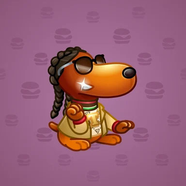 Snoop Dogg, модель Label Lord, фон Dark Lilac