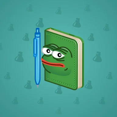 Star Notepad, модель Pepe Diary, фон Turquoise