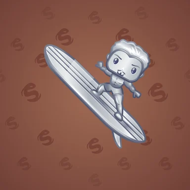 Surge Board, модель Balls of Steel, фон Chocolate