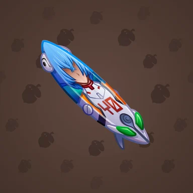Surge Board, модель Ayanami, фон Seal Brown