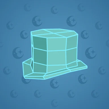 Top Hat, модель Polygon, фон French Blue