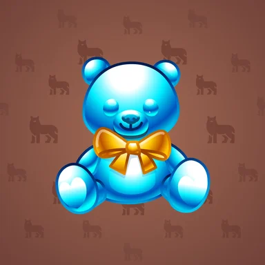 Toy Bear, модель Diamond, фон Chocolate