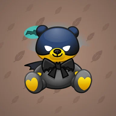 Toy Bear, модель Dark Knight, фон Cappuccino