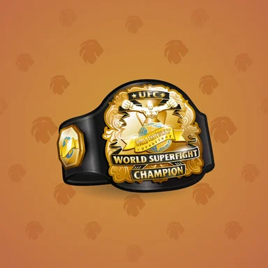 UFC Strike, модель UFC World, фон Orange