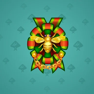 Victory Medal, модель Queen Bee, фон Turquoise