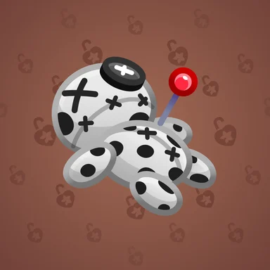 Voodoo Doll, модель Cruella, фон Chocolate