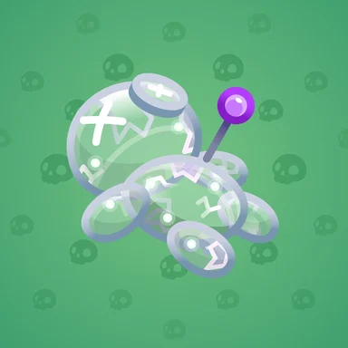 Voodoo Doll, модель Broken Hope, фон Emerald