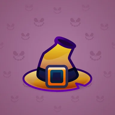Witch Hat, модель Jumpscare, фон Dark Lilac