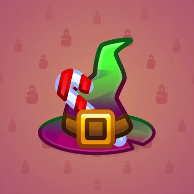 Witch Hat, модель Holiday, фон Mystic Pearl